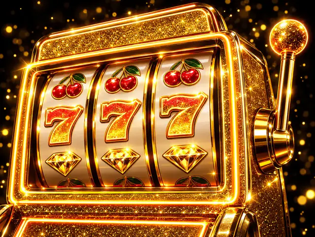 Lucky365 demo slot machine with cherries, diamonds and lucky sevens