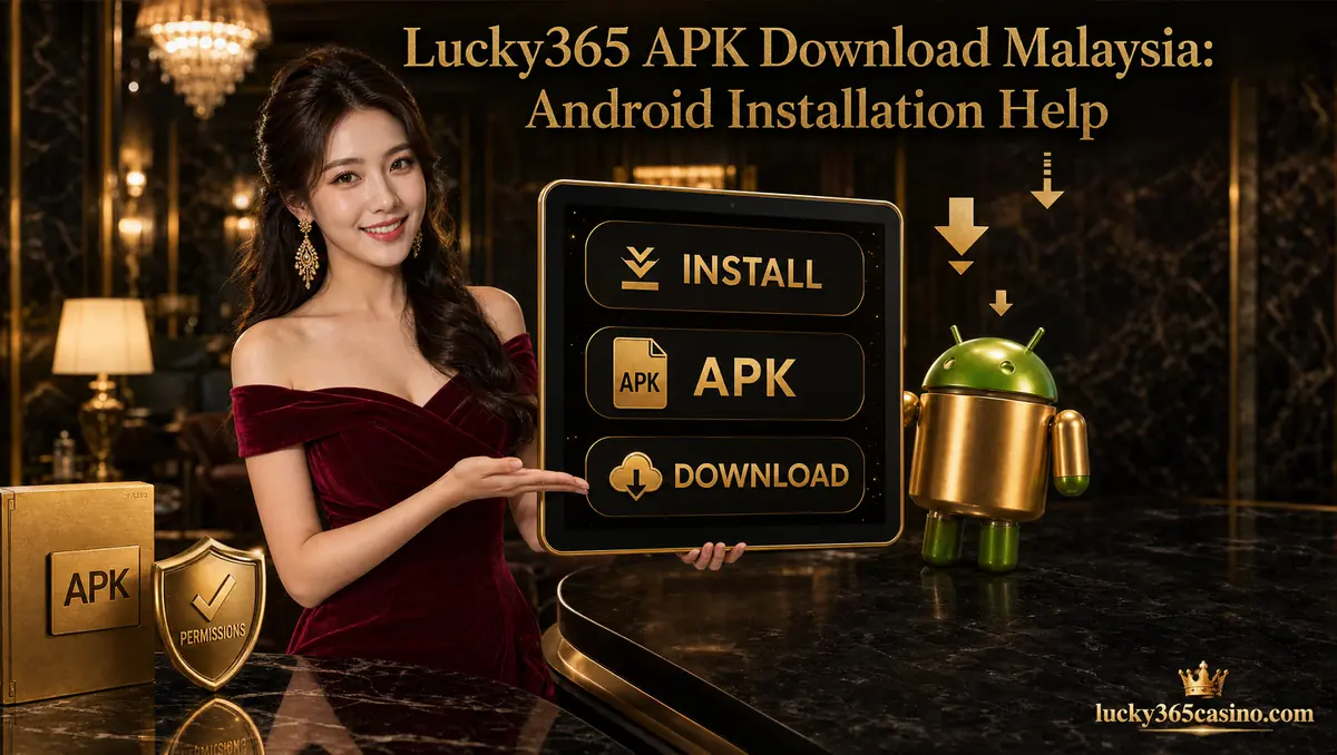 Lucky365 APK Download Malaysia: Android Installation Help Banner