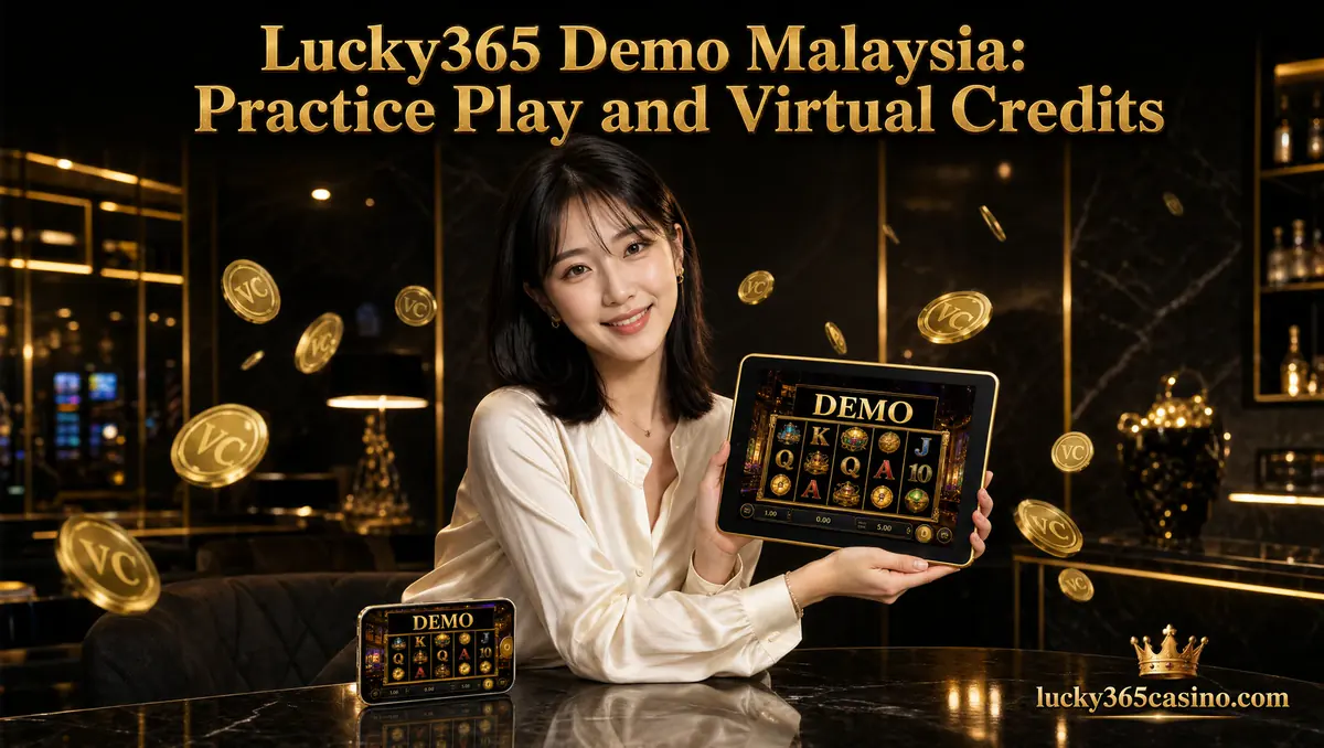 Lucky365 Demo Malaysia: Practice Play and Virtual Credits Banner