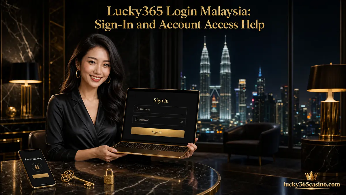 Lucky365 Login Malaysia: Sign-In and Account Access Help Banner