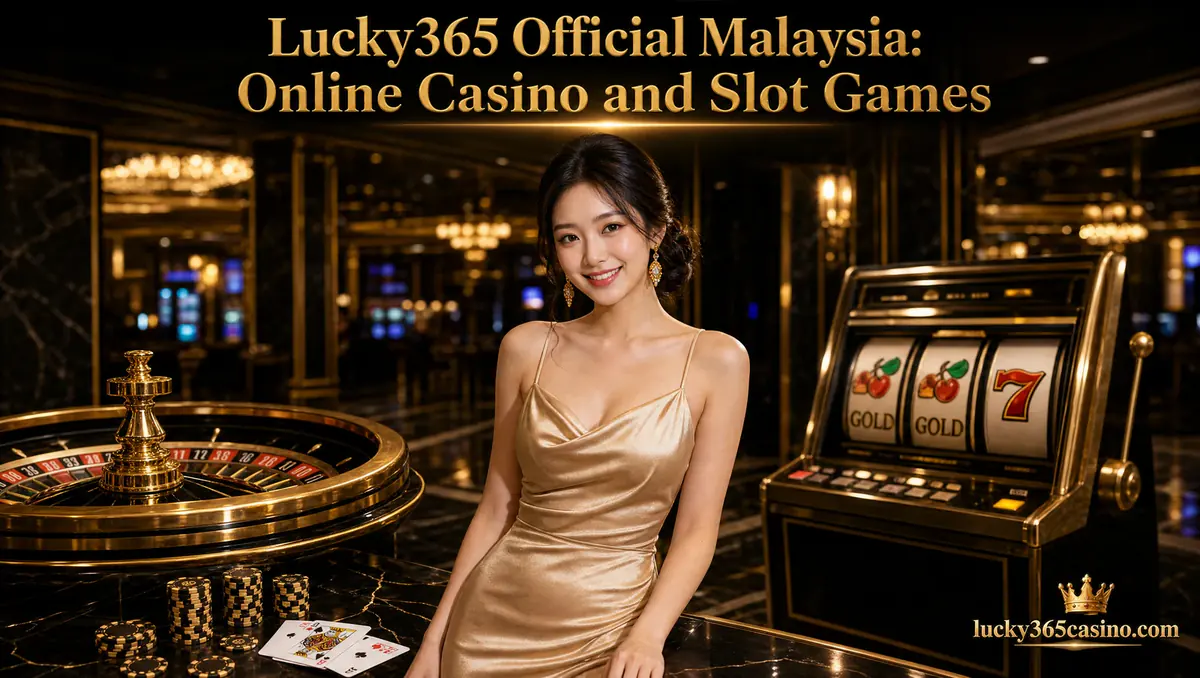 Lucky365 Official Malaysia: Online Casino and Slot Games Banner